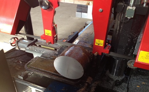 越秀数控带锯床切削时出现打齿现象如何处理？